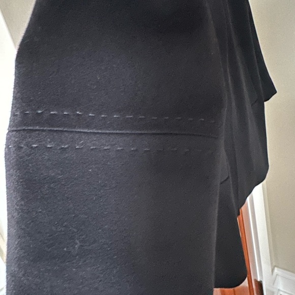 Fleurette Black 100% Wool Peacoat size 20 - Picture 2 of 4